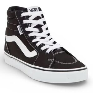 Vans Black And White Filmore Hi Top Sneakers